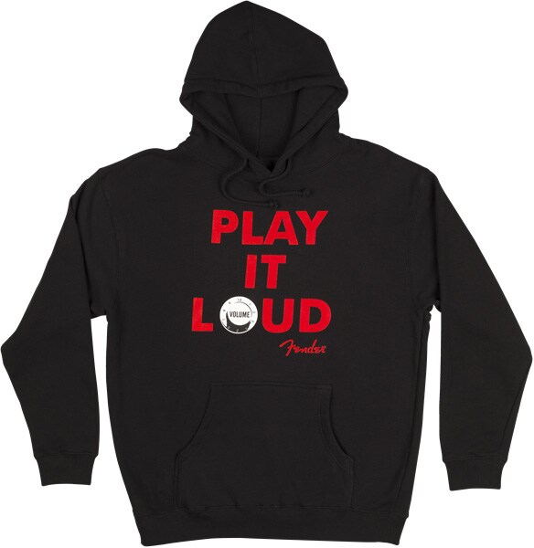 FENDER/Play it Loud Hoodie, Blk XL