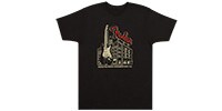 FENDER Amp Building T-Shirt, Coal S