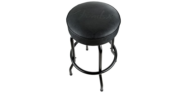 FENDER / Fender Embossed Black Logo Barstool Black/Black 30"