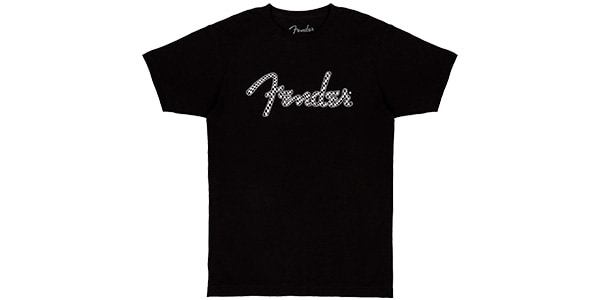 FENDER / SPAGHETTI WAVY CHECKER LOGO TEE, S