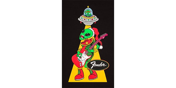 FENDER ( フェンダー )  / Fender Ugly Christmas T-Shirt, Alien, XL画像2