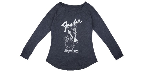 FENDER / MERMAID WOMENS LONG SLEEVE, NAVY, XL