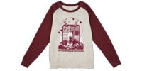 FENDER / Womens Love Sweatshirt,Oatmeal/Maroon,L