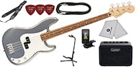 FENDER / Player Precision Bass, PF, Silver 初心者セット