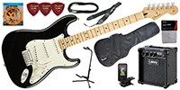 FENDER Player Stratocaster Maple Black 初心者セット