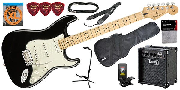 FENDER/Player Stratocaster Maple Black 初心者セット