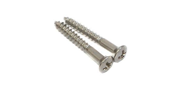 FERNANDES/END PIN SCREW F TYPE NICKEL