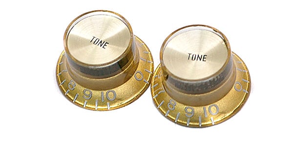 FERNANDES/Reflector Cap Tone Knob Inch GD (2)