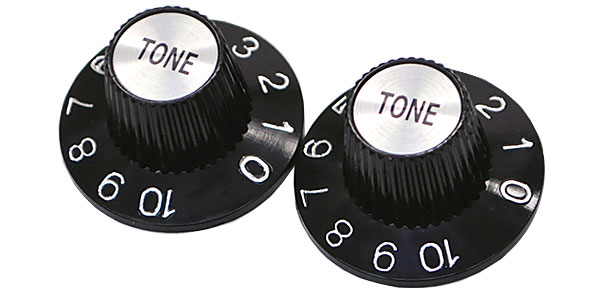 FERNANDES/Witch Hat Tone Knob Inch BK (2)