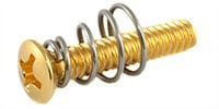 ALLPARTS GS-0064-002 Pack of 8 Gold Pickup Mounting Screws