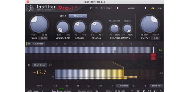 FabFilter ( ファブフィルター )  / Pro-L2画像2