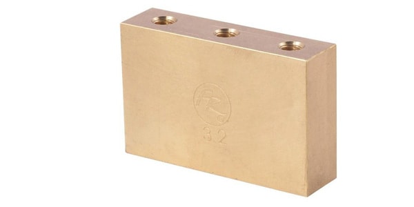 Fat Brass Block 32mm