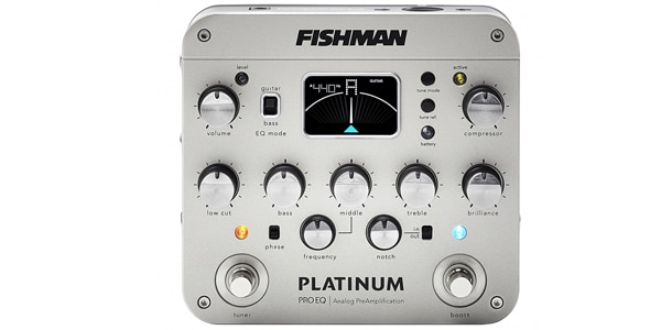 Fishman Pro-EQ Platinum Bass プリアンプ