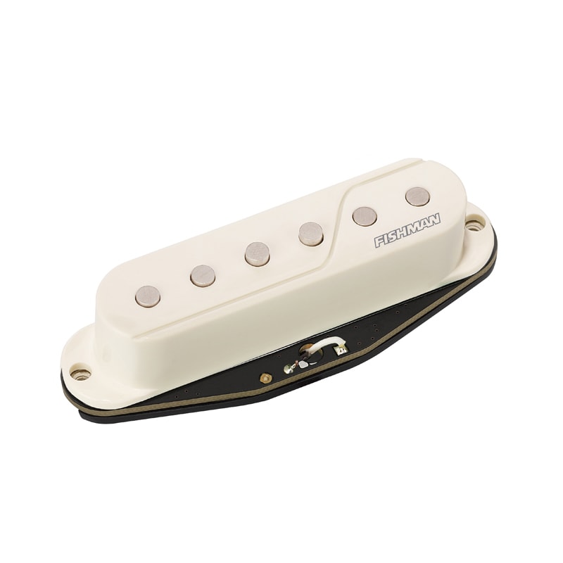 FISHMAN/Fluence Single Width Pickup Active Black/White