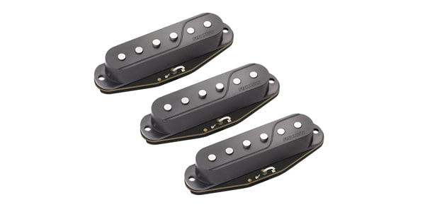 FISHMAN ( フィッシュマン )  / Fluence Set of 3 Single Width Pickups for Strat Black