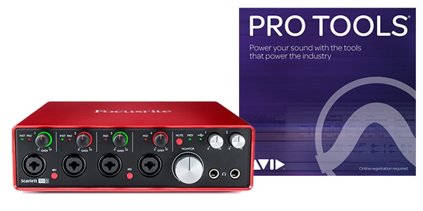 FOCUSRITE ( フォーカスライト ) / Pro Tools 永続ライセンス版 + Scarlett 18i8 G2