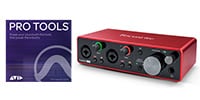 FOCUSRITE Pro Tools 永続ライセンス版 + Scarlett 2i2 (gen. 3)