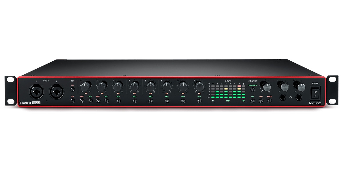 Focusrite Scarlett 18i20 オーディオインターフェイス | eclipseseal.com