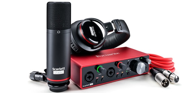 Pack　2i2　Studio　送料無料　サウンドハウス　gen.　Scarlett　FOCUSRITE　定番USBオーディオインターフェイス