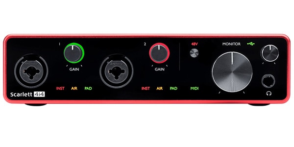 【美品】Focusrite Scarlett 4i4 (gen 3rd)Focusrite