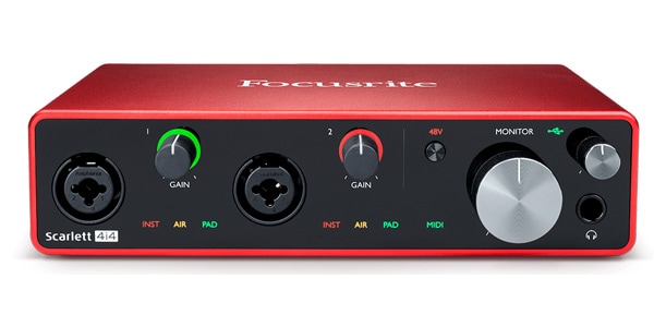 4i4　フォーカスライト/Scarlett　Focusrite　G3-