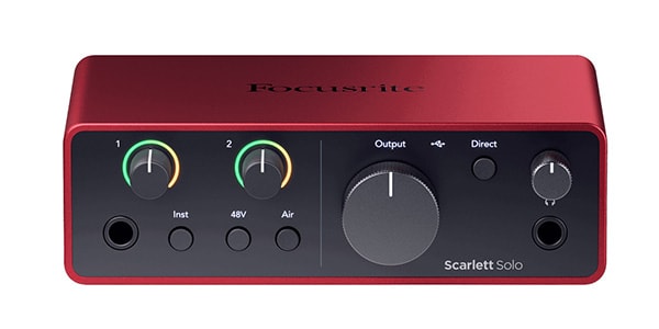 FOCUSRITE　Scarlett　送料無料　Solo　House　(gen.　4)　オーディオインターフェイス　Sound