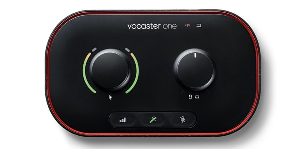 FOCUSRITE/Vocaster One ポッドキャスト向けオーディオインターフェイス