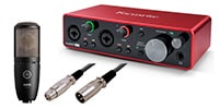 FOCUSRITE Scarlett 2i2 コンデンサーマイクセット