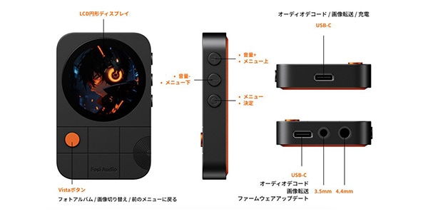Fosi Audio ( フォシオーディオ )  / MD3 シルバー 磁着式ポータブルDACアンプ画像3