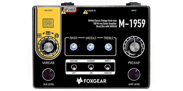 FOXGEAR ( フォックスギア )  / M-1959 Miniamp/Direct Box (British Classic Rock Tone)