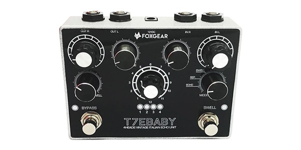 FOXGEAR / T7E BABY (Binson inspired 4 Heads vintage stereo echo)