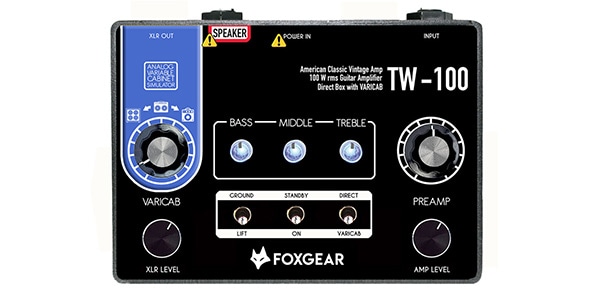 FOXGEAR ( フォックスギア )  / TW-100 Miniamp/Direct Box (American Clean Classic Tone)