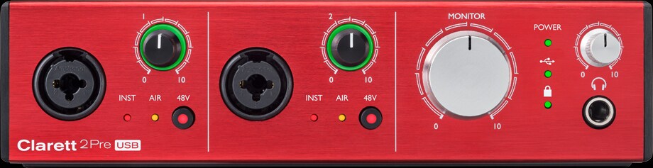 FOCUSRITE/Clarett 2Pre USB オーディオインターフェイス