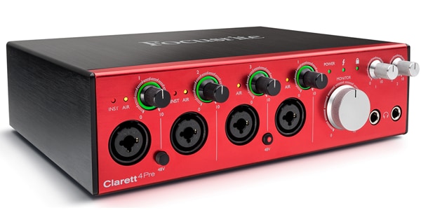 FOCUSRITE  フォーカスライト  Clarett 4Pre 送料無料   サウンドハウス