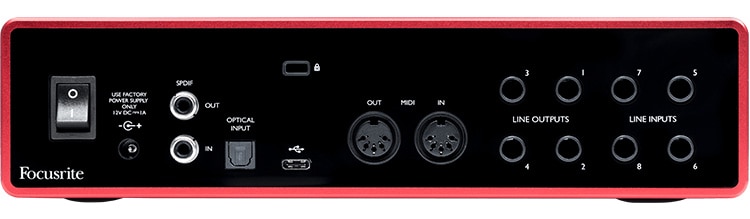 Focusrite Scarlett 18i8 3rd Gen オーディオインターフェイス www