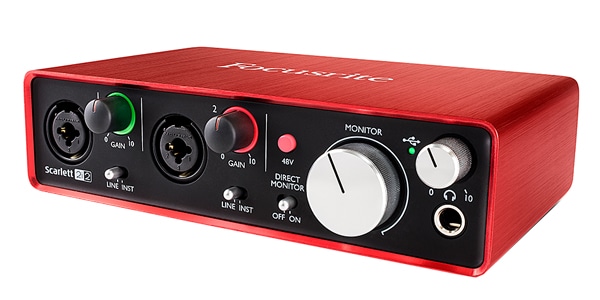 送料無料　G2　オーディオインターフェイス　フォーカスライト　2i2　Scarlett　FOCUSRITE　サウンドハウス