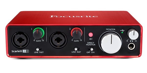 【美品】Focusrite Scarlett 2i2 2nd gen