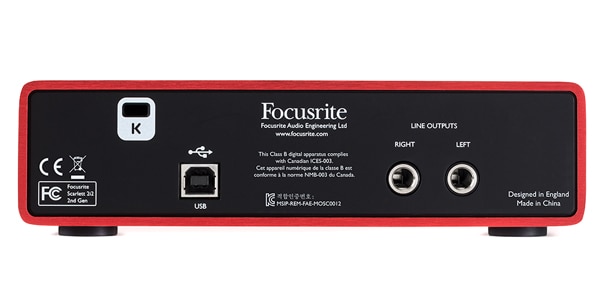 FOCUSRITE AUDIO ENGINEERING SCARLETT 2I2