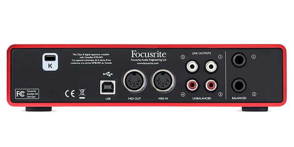 【FOCUSRITE ( フォーカスライト ) / Scarlett 2i4 G2】