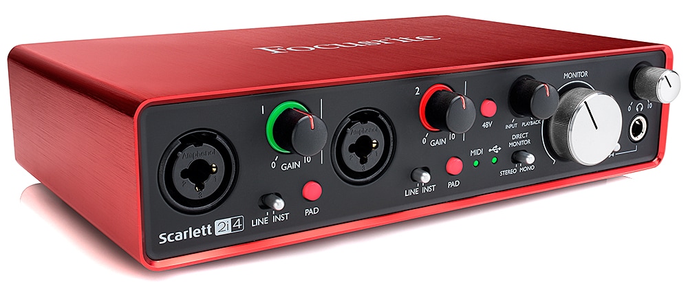 FOCUSRITE ( フォーカスライト ) Scarlett 2i4 G2 オーディオインターフェイス 送料無料 | サウンドハウス