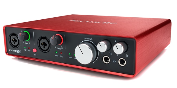 Focusrite scarlett 6i6 Gen2オーディオインターフェース