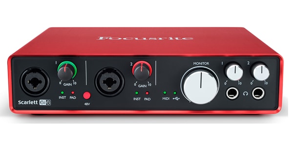 Focusrite　オーディオインターフェース-　Scarlett　6i6