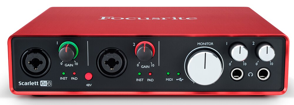 FOCUSRITE ( フォーカスライト ) Scarlett 6i6 G2 オーディオインターフェイス 送料無料 | サウンドハウス