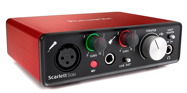 FOCOSRITE scarlett SOLO G2