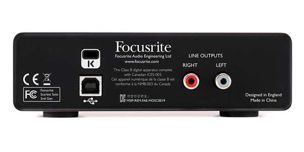 FOCUSRITE ( フォーカスライト ) Scarlett Solo G2 オーディオ