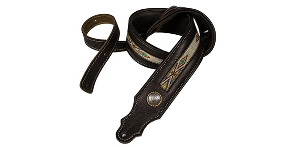 Franklin Strap / 11A-CH-N Southwest Padded Leather Guitar Strap