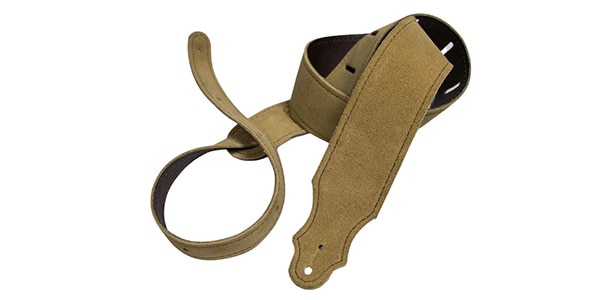 Franklin Strap / 3B-H-BR Purist Suede Guitar Strap, 2.5"