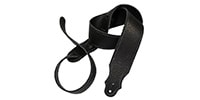 Franklin Strap / 4B-BK-S Purist Glove Leather Guitar Strap, 2.5