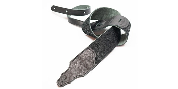 Franklin Strap ( フランクリンストラップ )  / FSSE-BK-BK Embossed Suede Guitar Strap
