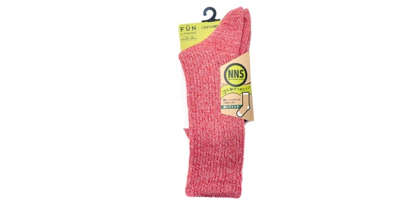 fukuske FUN ( フクスケファン )  / FF NewNormalSocks クルー　オレンジ　25.0～28.0cm